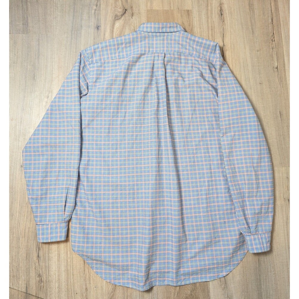 Ralph Lauren Size XLT Tall Button Down Shirt Multicolor Plaid Long Sleeve - Picture 3 of 8